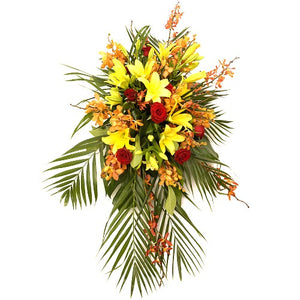 Seasonal Mixed Large Funeral Flower Spray